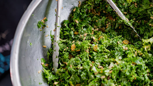 Kale  Salad  and Lemon Dill  Dressing