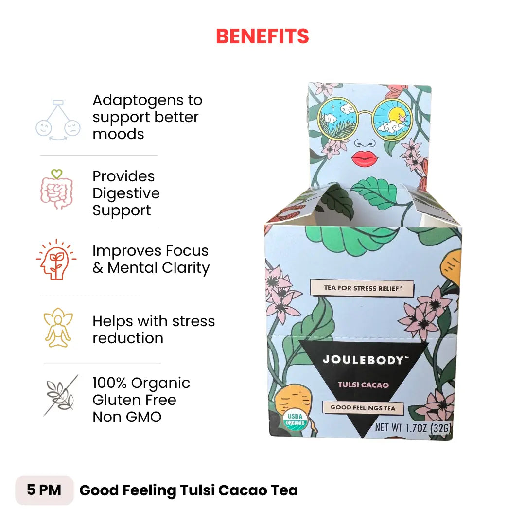5 PM Good Feeling Tulsi Tea Joulebody