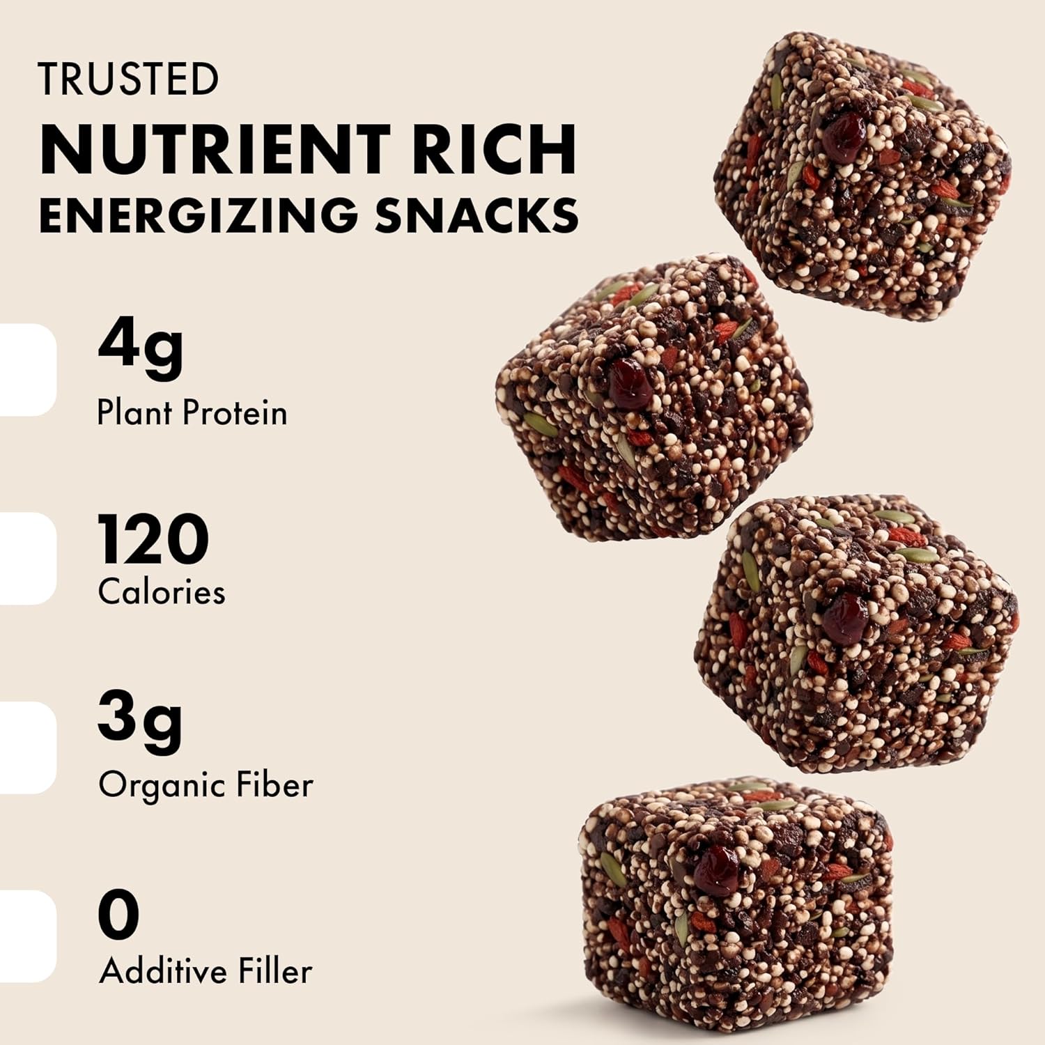 Energy Bites - Acai Hibiscus (6-Pack) | Plant-Based, No Refined Sugar, Gut-Friendly Snack Joulebody