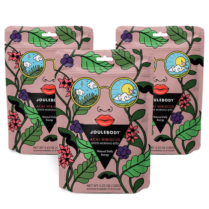Acai Hibiscus Good Morning Bites (3-Pack) Joulebody