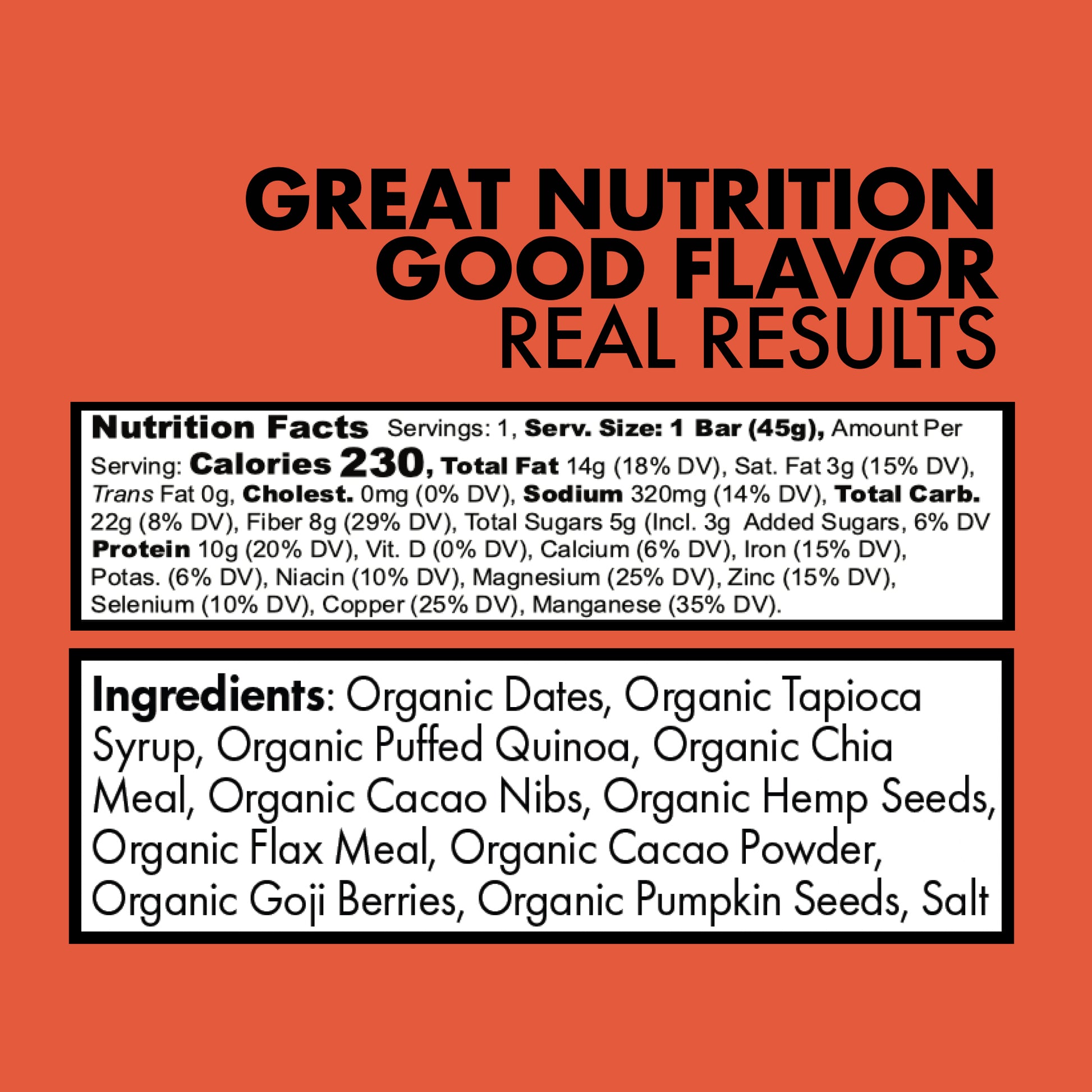 Cacao Goji Good Mood Bars | 10-Bar Box Joulebody