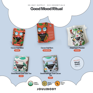 What's inside the Good Mood Ritual — 30 day supply